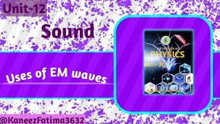 Uses of Electromagnetic Waves Class 10 Physics Unit 12 Sound [upl. by Enerual523]