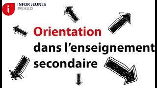 Lorientation dans lenseignement secondaire [upl. by Brucie698]