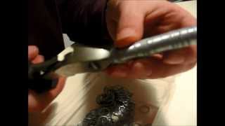 how to make chainmail rings [upl. by Noremac]