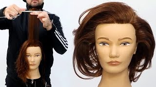 How To Do The Classic 180 Degree Layered Haircut [upl. by Merrie]