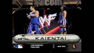 Kaientai vs KKwik amp Essa Rios Metal July 14th 2001 [upl. by Lenes]