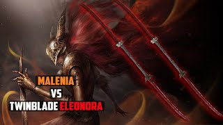 Malenia Vs Duo Twinblade Eleonora Best Build for Malenia Elden Ring  Best Blood Loss Build [upl. by Oirottiv454]