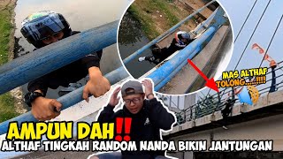 Althaf motovlog panik❗Nanda nekad panjat jembatan sampe jadi perhatian orang [upl. by Adnaloj]