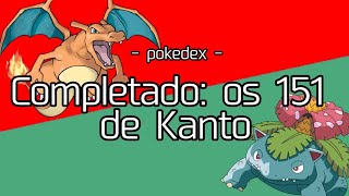 COMPLETANDO a Pokédex de KANTO [upl. by Anialahs]