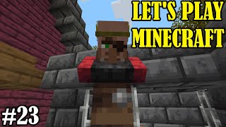 First Weaponsmith  Lets Play Minecraft 121 Episode 23 [upl. by Atihana]