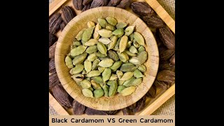 Difference Between Green and Black Cardamom [upl. by Zsuedat]