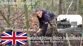 Metaldetecting Dutch battlefield from operation market garden WW2 with a special Guest from the UK [upl. by Derrej]