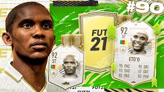 CLOSING IN ON 92 RATED ETOO  ETOOS EXCELLENCE 90 FIFA 21 [upl. by Thetes]