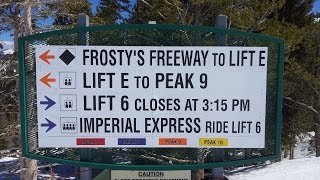 Breckenridge Mtn Tour Frostys Freeway Expert Groomed [upl. by Ellene]