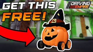 FREE Secret Car in Driving Empire Spookfest  RaceLine roblox [upl. by Mlohsihc]