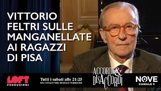 Vittorio Feltri sulle manganellate ai ragazzi di Pisa [upl. by Ailad]