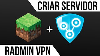 2022 COMO CRIAR SERVIDOR COM RADMIN VPN NO MINECRAFT [upl. by Sherie543]