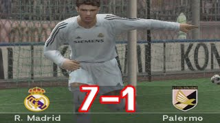 Hack PS2  Winning Eleven 9 Real Madrid Vs Pelermo D1 F5 [upl. by Nnewg]