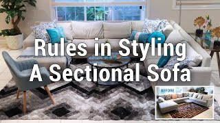 Rules in Styling A Sectional Sofa  MF Home TV [upl. by Goldie]