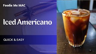 ICED AMERICANO at HomeQuick amp Easy [upl. by Amalea]