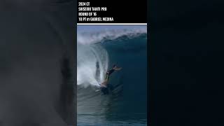 Gabriel Medina 2024 Shiseido Tahiti Pro 10 shorts [upl. by Wycoff]