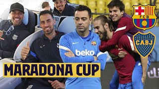 🔥 BARÇA ARE IN RIYADH FOR THE MARADONA CUP VS BOCA JUNIORS [upl. by Dich31]