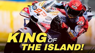 AMAZING Marc Marquez Beats Jorge Martin to Win MotoGP Australia Race in Phillip Island marquez [upl. by Eimat999]