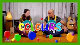 COLORES en INGLÉS para niños 🔵 Canciones infantiles 🔴🟡🟠🟢🟣 [upl. by Rehctelf]