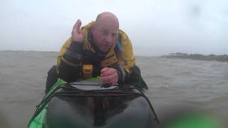 Kayak Fishing Jackson Cuda 14 in Rough Water [upl. by Aleb]