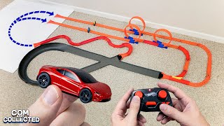 2023 Hot Wheels RC Tesla Roadster Review Unboxing Track Test [upl. by Tahpos]