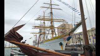 Escale à Sète  nef de Magellan voiliers hollandais embarcations latines des bateaux dexception [upl. by Adriel]