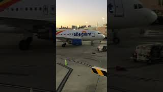 Allegiant Airlines A320 arriving in Las VegasPinkosTvshorts [upl. by Ginny]