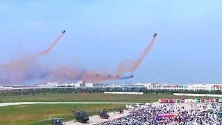 Chinas Selfdeveloped Attack Helicopter Amazes Audiences with Stunts [upl. by Llednov539]