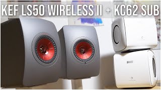 KEF LS50 Wireless II  KEF KC62 Subwoofer  KW1 Wireless Kit  perfektes Setup [upl. by Aindrea812]