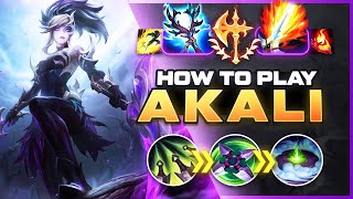 HOW TO PLAY AKALI SEASON 14  BEST Build amp Runes  Season 14 Akali Guide  League of Legends [upl. by Accissej533]