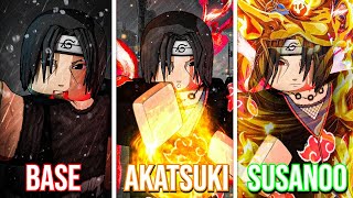 Becoming All Forms Of ITACHI UCHIHA in 24 Hours  Shinobi Life 2 Roblox [upl. by Selie]