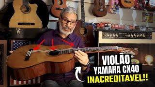 Violão Yamaha CX40 Vale o preço  Review  Teste  UNBOXING [upl. by Leckie691]