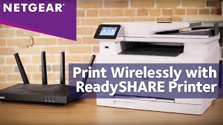 How to Setup NETGEAR ReadySHARE Printer with Nighthawk WiFi Routers  Print Wirelessly [upl. by Pace]