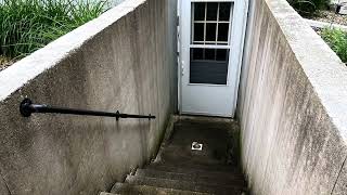 Safety Handrail Install on Outside Basement Stairs [upl. by Bella]