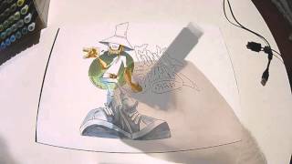 Character 09 Graffiti Blackbook Speedart Berlin [upl. by Conover]