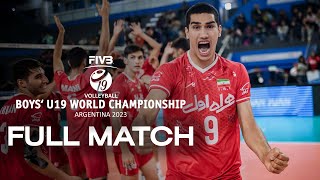 IRI🇮🇷 vs KOR🇰🇷  Full Match  Boys U19 World Championship  Semi Final [upl. by Jarvis]