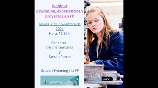 Webinar eTwinning y la FP [upl. by Atelokin302]