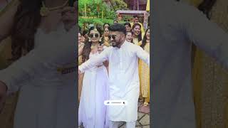 Nishanikhil and madhugowda haladi love lovesong music realworld nidhu weddingtheme world [upl. by Jaunita]