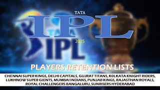 IPL Retention 2025  IPL Retention Review  RTM [upl. by Wadlinger]