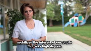 Learning with iPad  Doukas School greek audioenglish subs [upl. by Borrell]