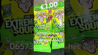 Warheads extreme sour nu verkrijgbaar €200 warheads sour candy fyp viralvideo [upl. by Norraj]