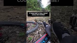 IT WAS JUST A FALL WHAT COULD BE WORSE mtb bicycle mountainbike downhill [upl. by Romona120]