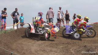 MCLB motocross Tielt 18 juni 2017 zijspannen [upl. by Yvehc]