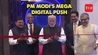 PM Modi inaugurates 7th India Mobile Congress  Asias biggest telecom event  5G Use Case Labs [upl. by Trahern919]