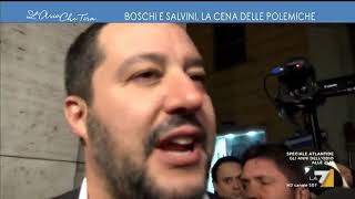 Boschi e Salvini la cena delle polemiche [upl. by Verras]