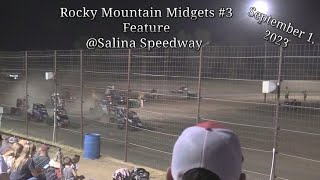 Rocky Mountain Midgets 3 Feature Salina Speedway 090123 [upl. by Sierra]