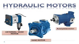 Hydraulic Motor Types and how are they work hydraulic motors and pumps [upl. by Felike777]