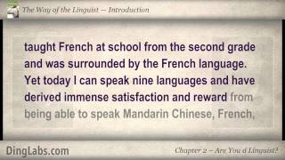 02 The Linguist by Steve Kaufmann  Introduction  Are You a Linguist [upl. by Ande796]