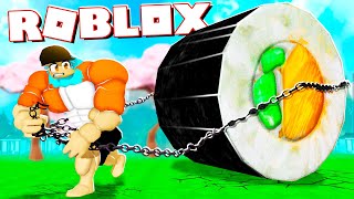 Pulling The Worlds HEAVIEST Sushi  Roblox [upl. by Llednyl]