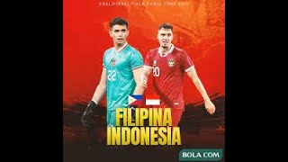 PHILIPINA VS INDONESIA KUALIFIKASI PIALA DUNIA GRUP F [upl. by Sollows4]